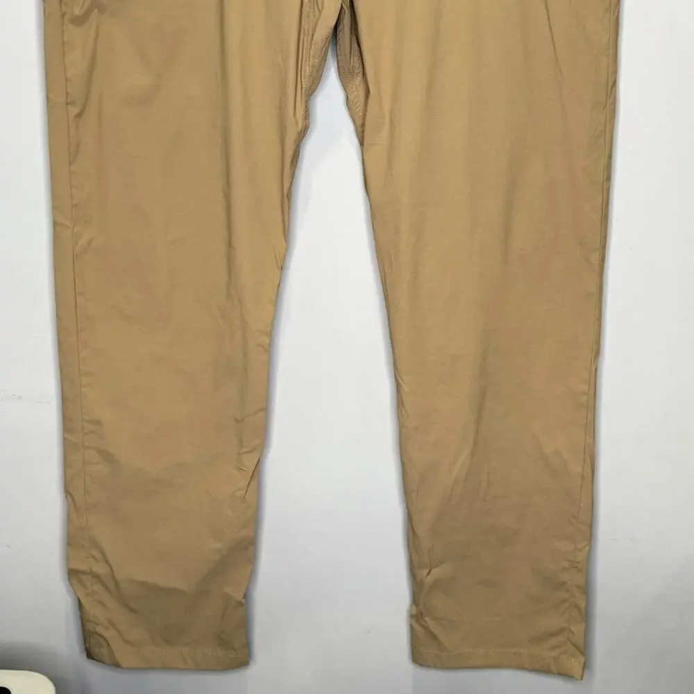 The‎ North Face Mens Motion Pants Tan Khaki Nylon Stretch Hiking Outdoor Size 38